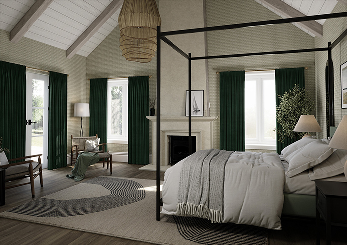 Premier Velvet (Thermal Blackout), Ivy Green - Made to Measure Curtains - Image 7